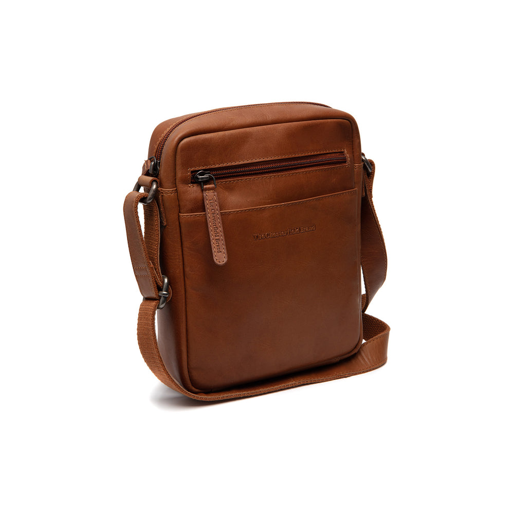 Leder Umhängetasche Cognac Laveno