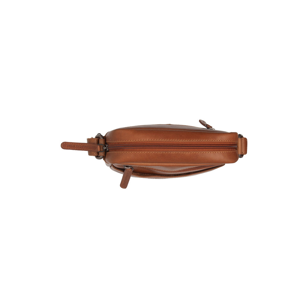 Leder Umhängetasche Cognac Laveno