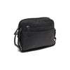 Sac Bandoulière en Cuir Noir Vionne