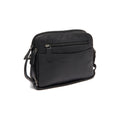 Sac Bandoulière en Cuir Noir Vionne