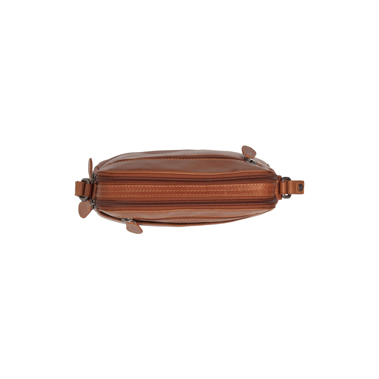 Leather Shoulder Bag Cognac Vionne