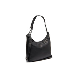 Leather Shoulder Bag Black Olvia