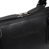Leather Shoulder Bag Black Viamonte