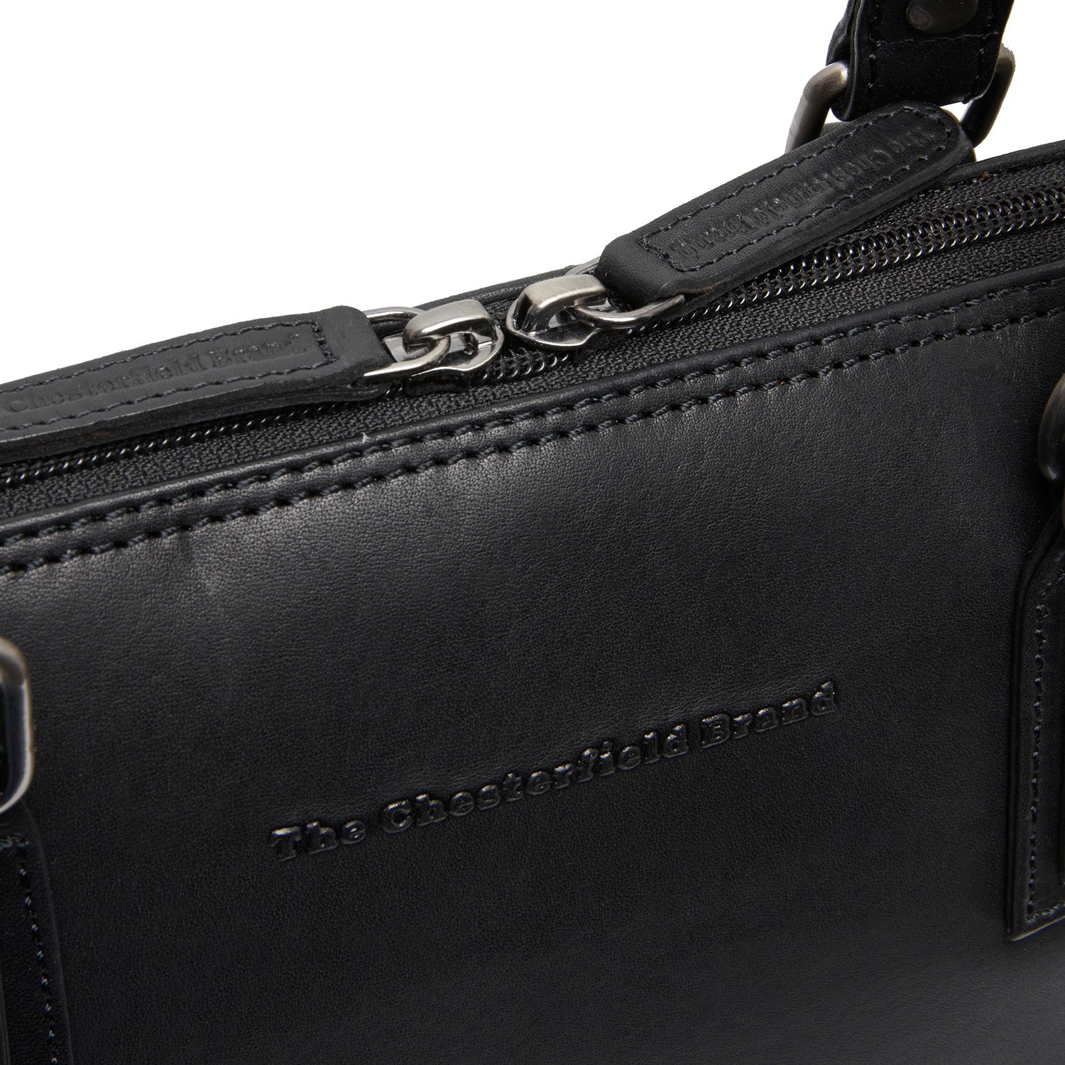 Leather Shoulder Bag Black Viamonte