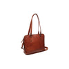 Leather Shoulder Bag Cognac Viamonte