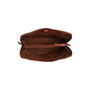 Leather Shoulder Bag Cognac Viamonte