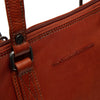 Leather Shoulder Bag Cognac Viamonte