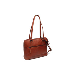 Leather Shoulder Bag Cognac Viamonte