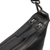 Leather Shoulder Bag Black Moneva