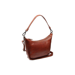 Leather Shoulder Bag Cognac Moneva