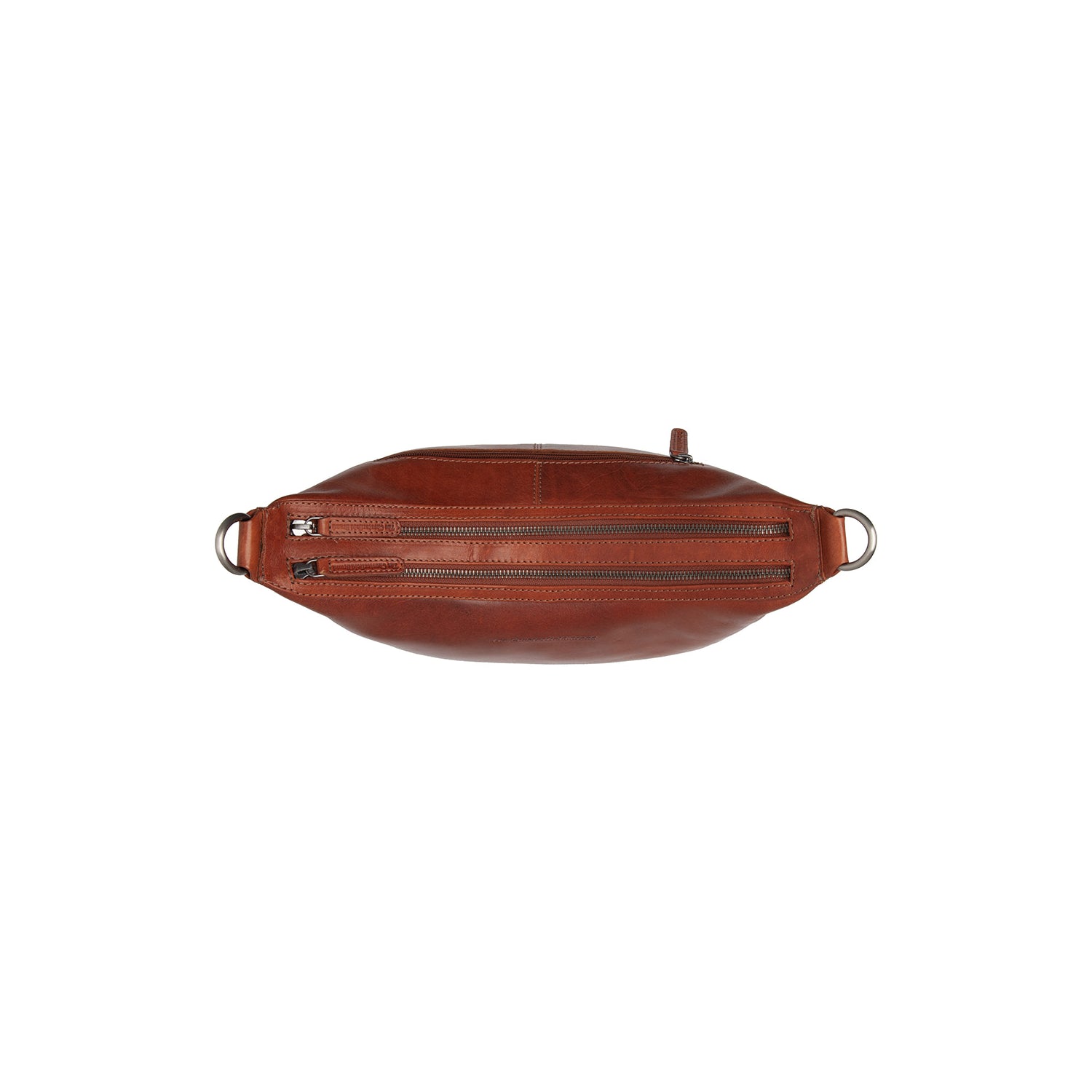 Leather Shoulder Bag Cognac Moneva