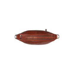 Leather Shoulder Bag Cognac Moneva
