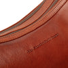 Leather Shoulder Bag Cognac Moneva