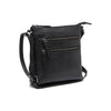 Leather Shoulder Bag Black Siena