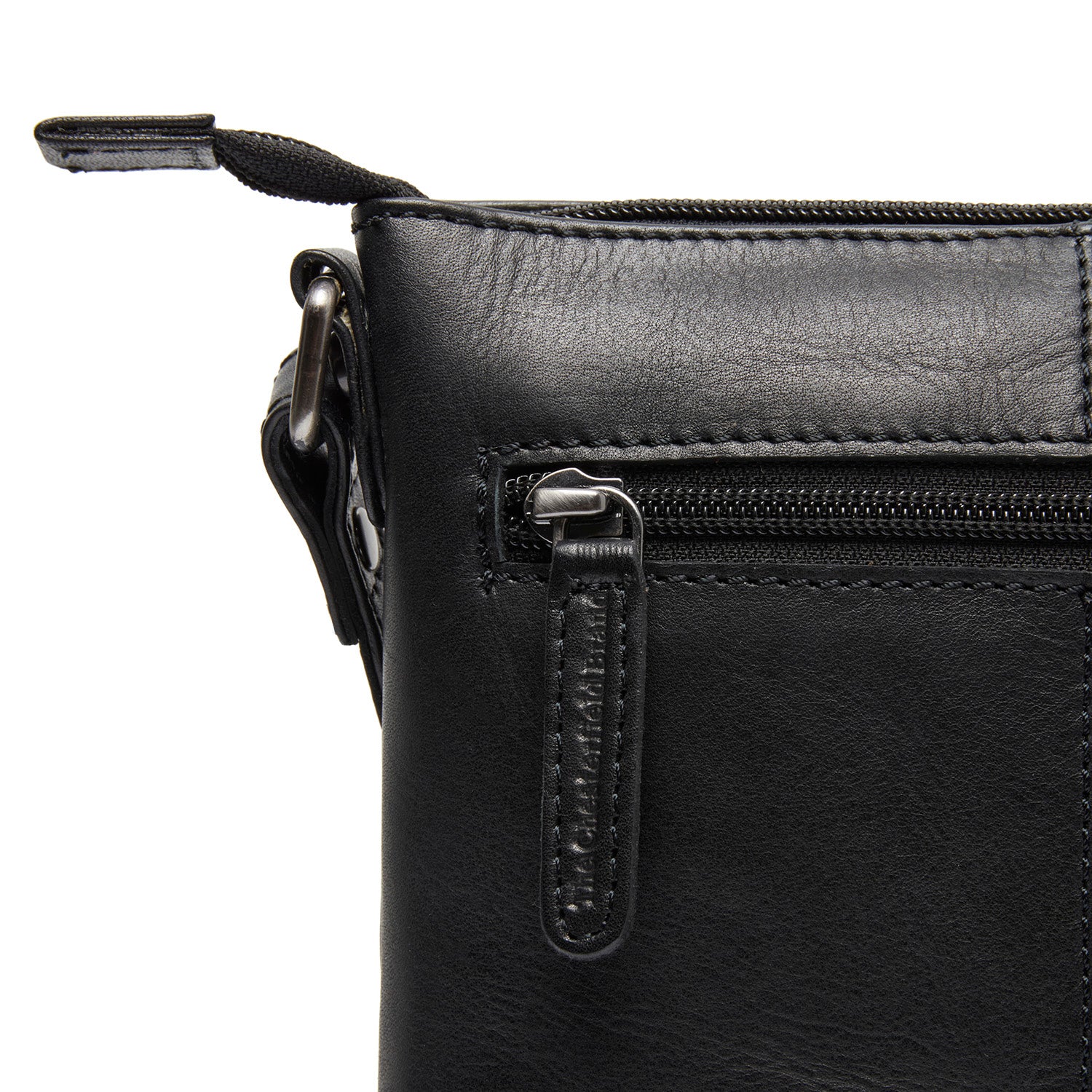 Leather Shoulder Bag Black Siena