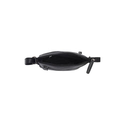 Leather Shoulder Bag Black Siena