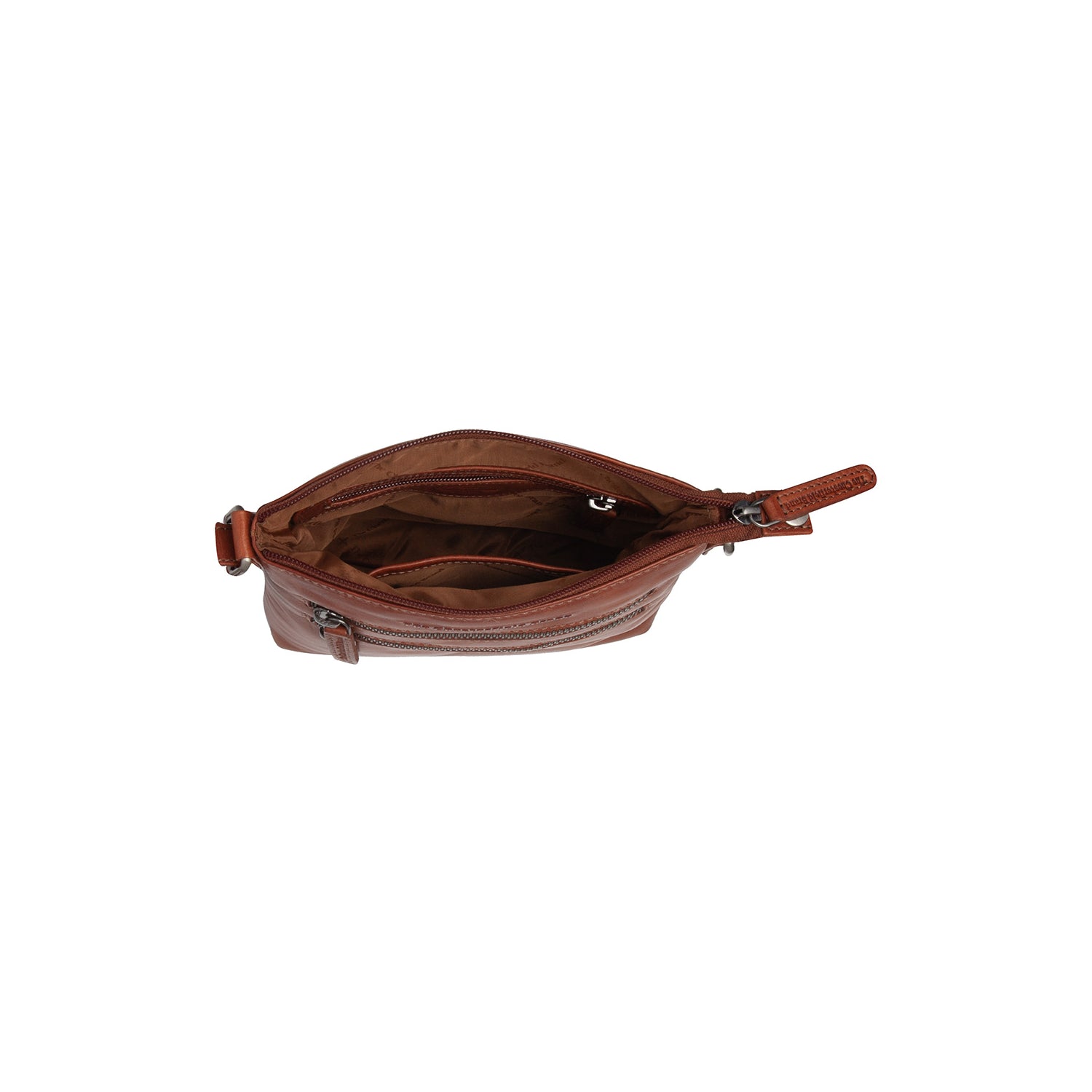 Leather Shoulder Bag Cognac Siena
