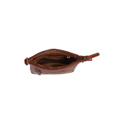 Leather Shoulder Bag Cognac Siena