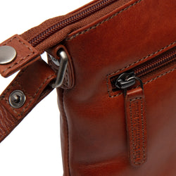 Leather Shoulder Bag Cognac Siena