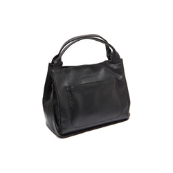 Leather Shoulder Bag Black Fioline