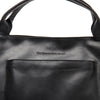 Leather Shoulder Bag Black Fioline