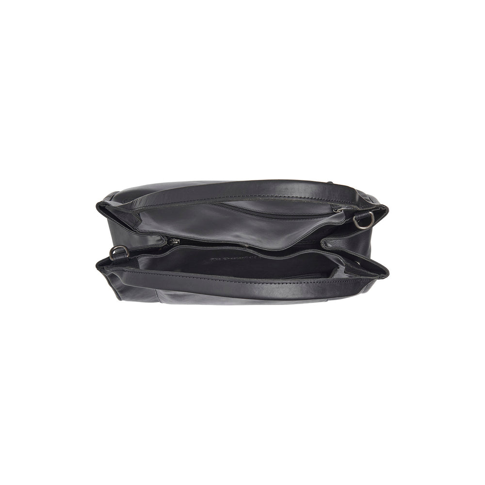 Sac à Main en Cuir Noir Fioline