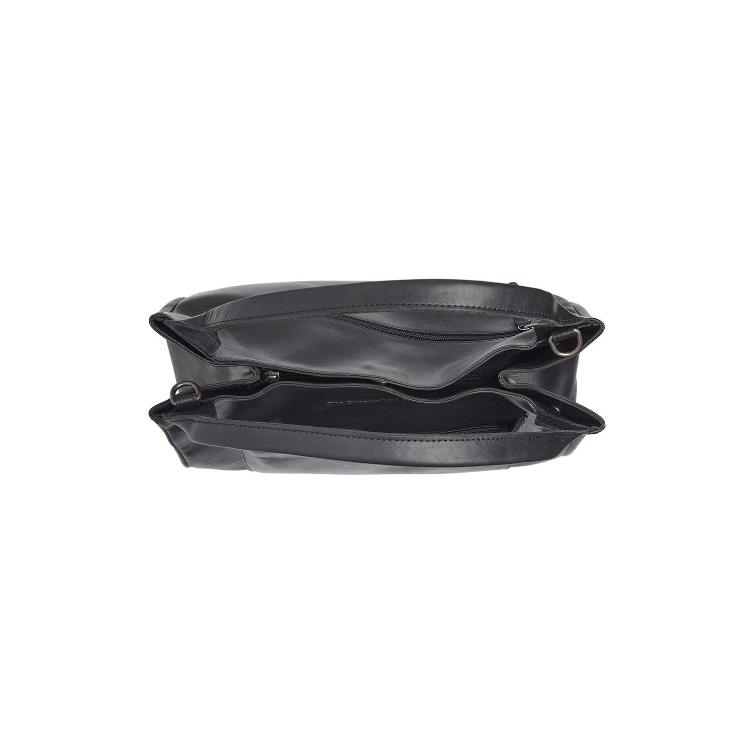 Leather Shoulder Bag Black Fioline