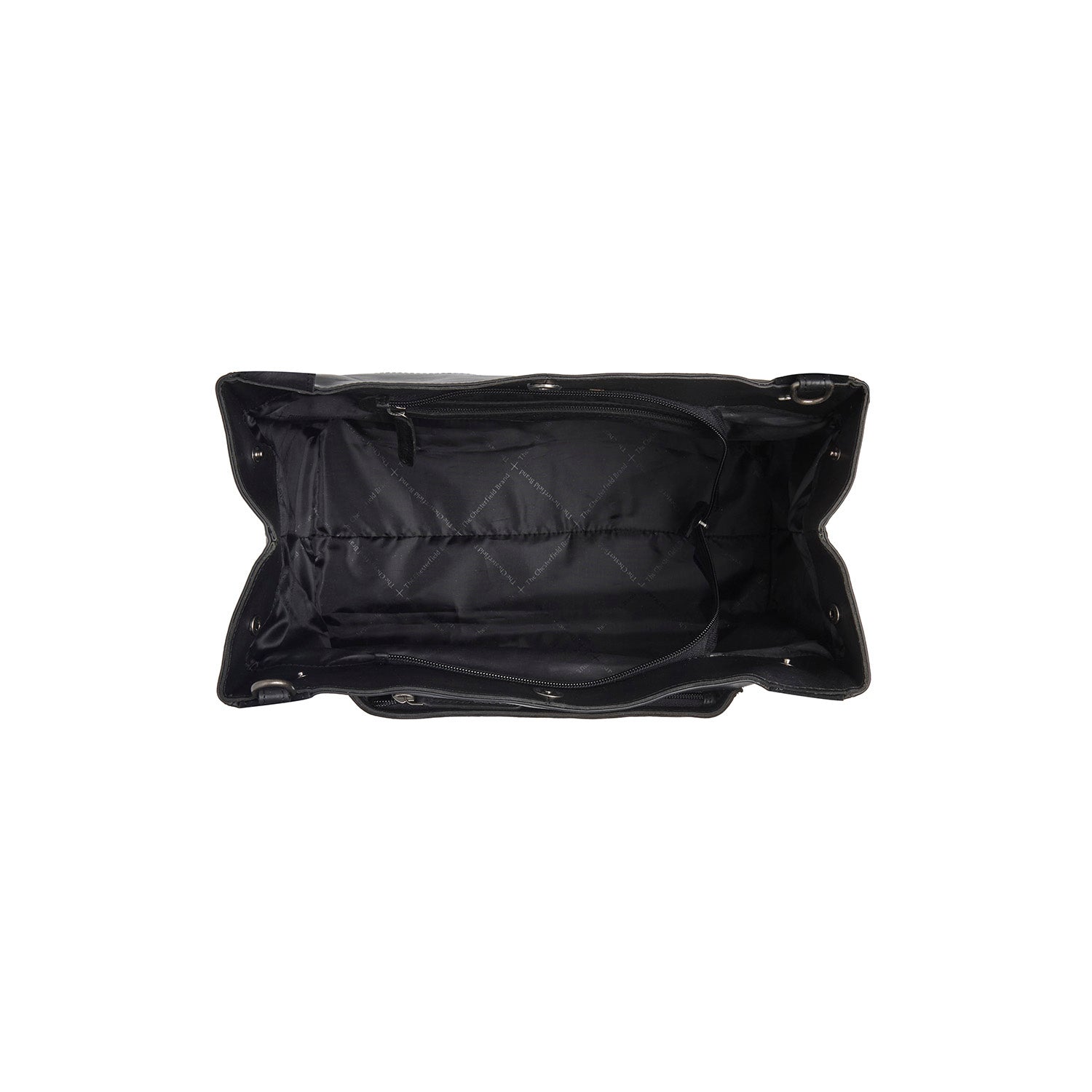 Leather Shoulder Bag Black Fioline