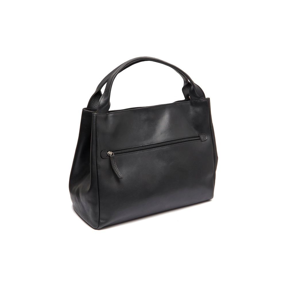 Sac à Main en Cuir Noir Fioline