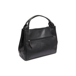 Leather Shoulder Bag Black Fioline
