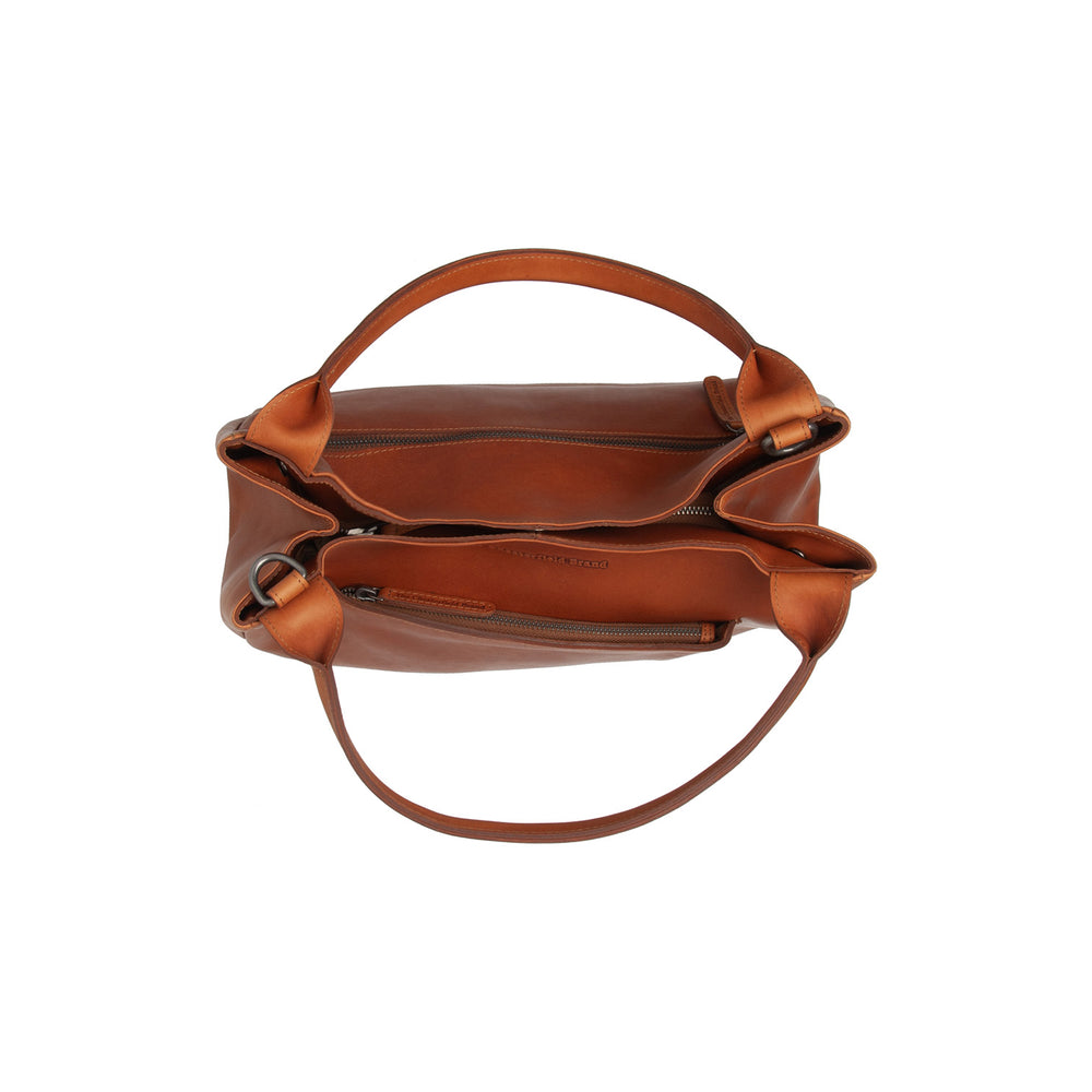 Leder Handtasche Cognac Fioline