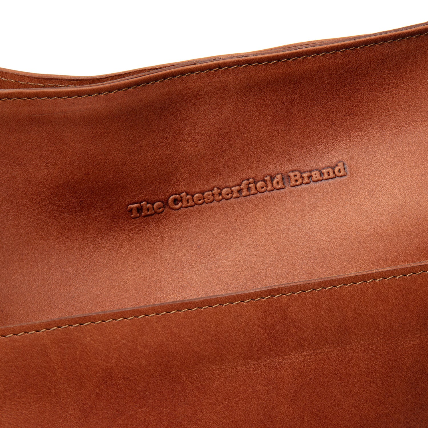 Leather Shoulder Bag Cognac Fioline
