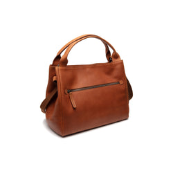 Leather Shoulder Bag Cognac Fioline