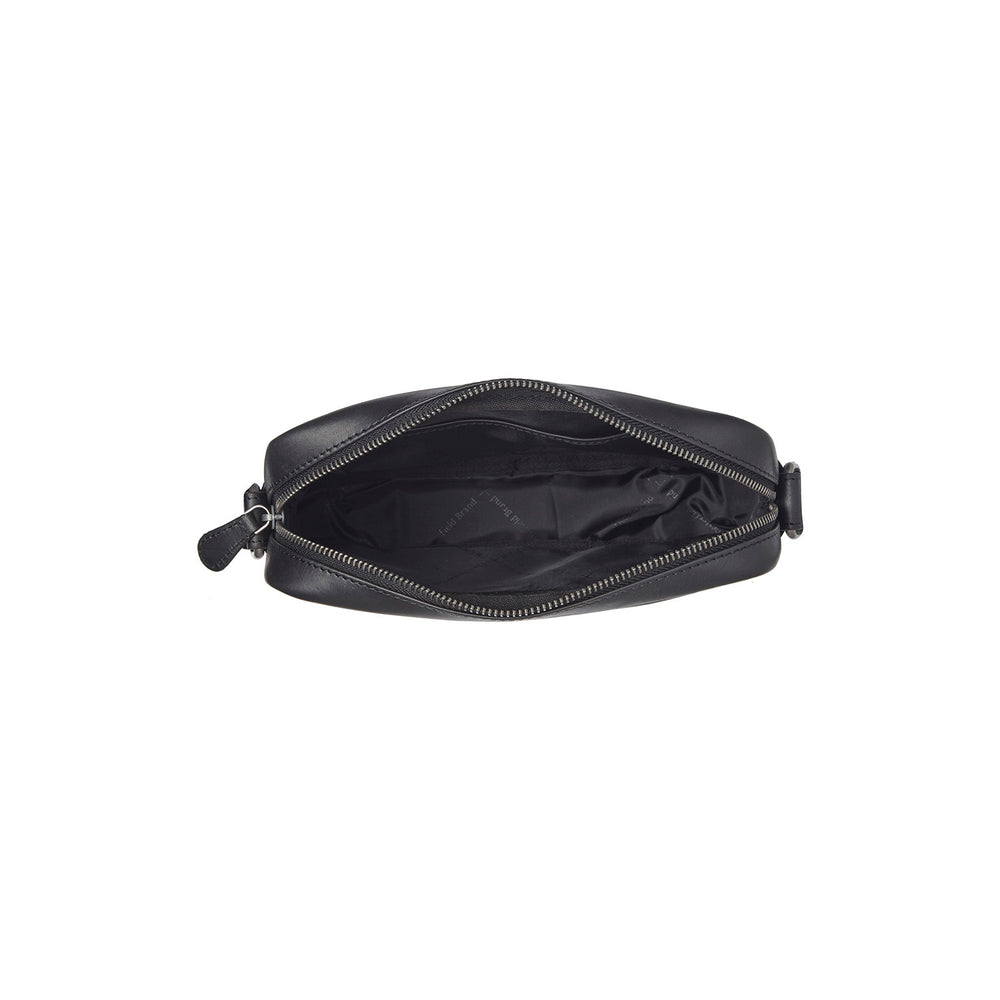 Leder Umhängetasche Schwarz Westmere