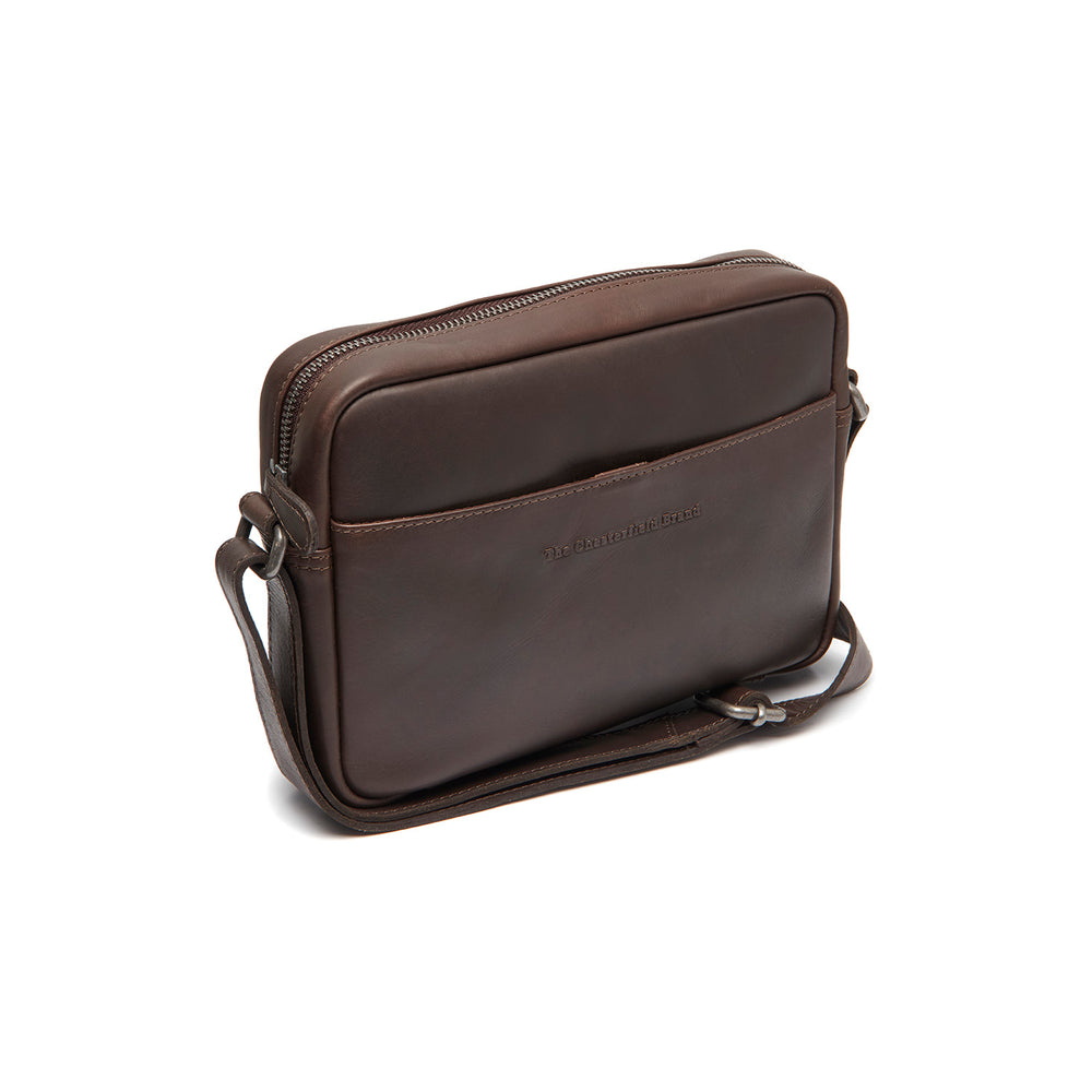 Leder Umhängetasche Braun Westmere