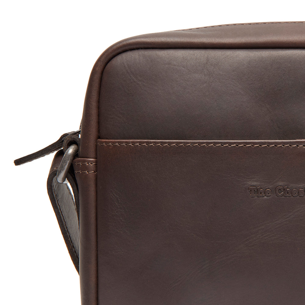 Leder Umhängetasche Braun Westmere