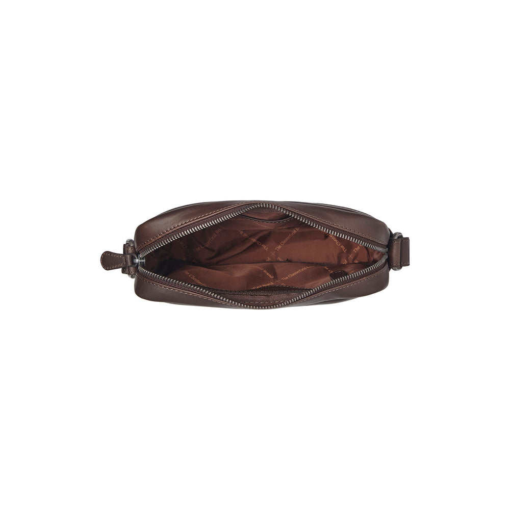 Leder Umhängetasche Braun Westmere