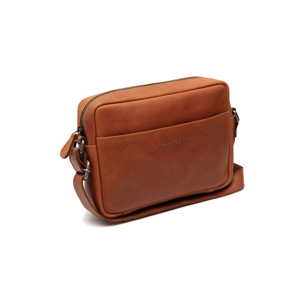 Leder Umhängetasche Cognac Westmere