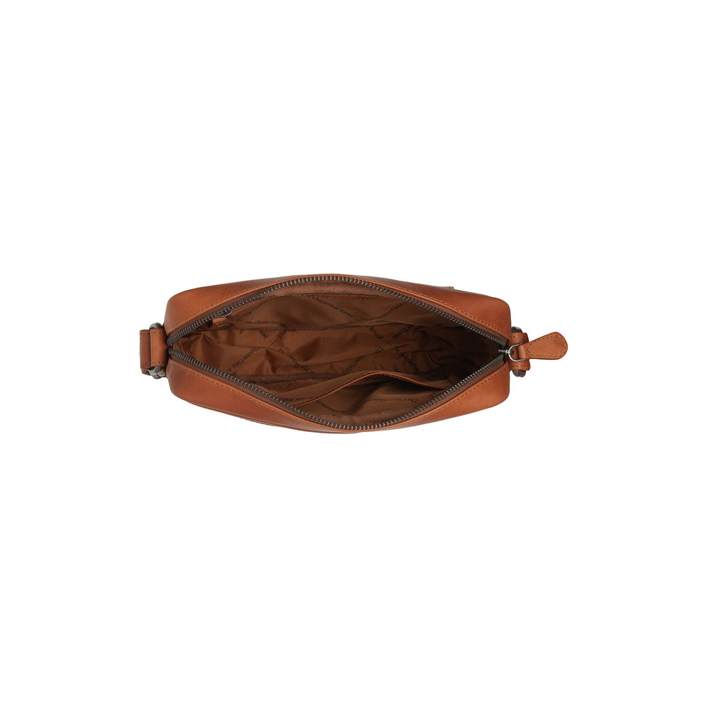 Leder Umhängetasche Cognac Westmere
