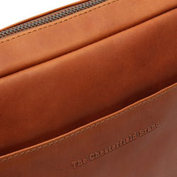 Leather Shoulder Bag Cognac Westmere