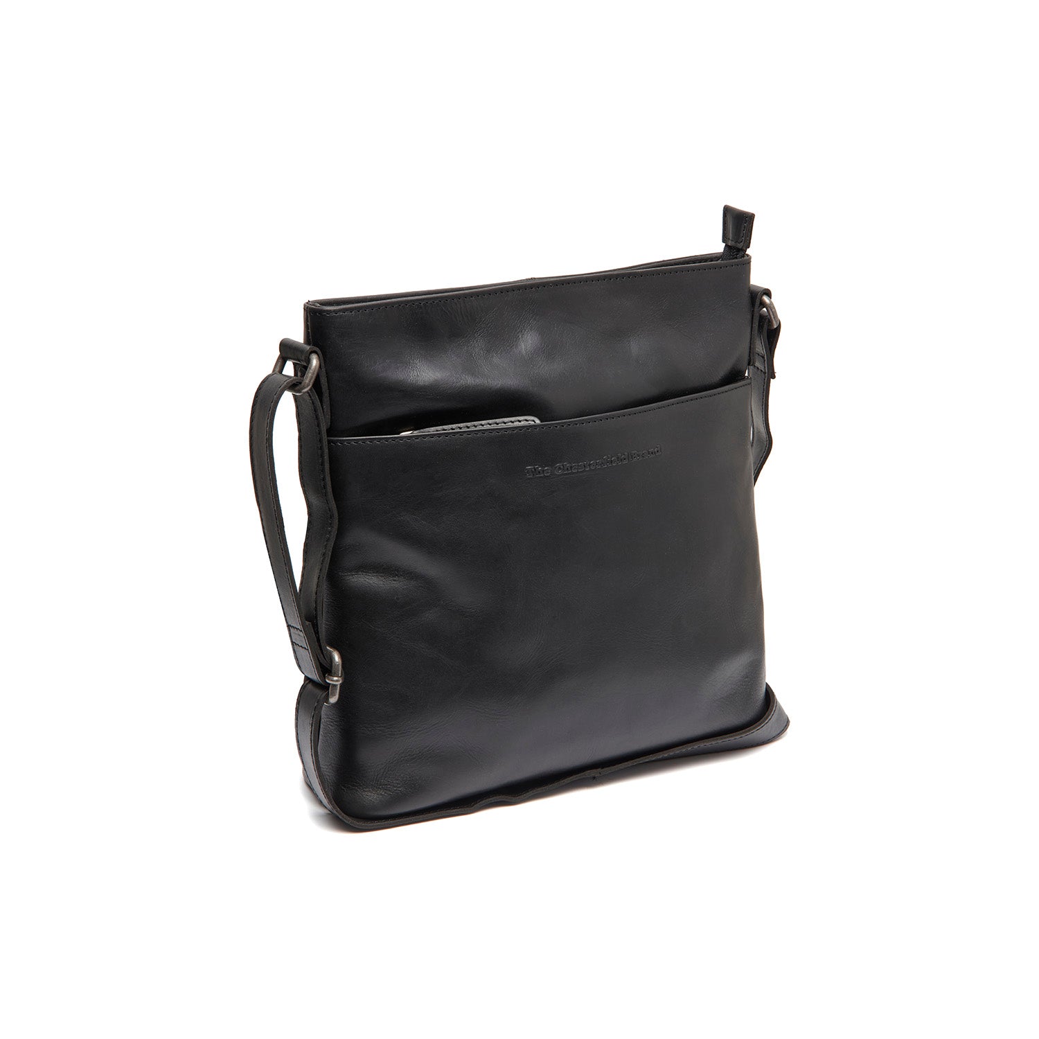 Leather Shoulder Bag Black Lunton