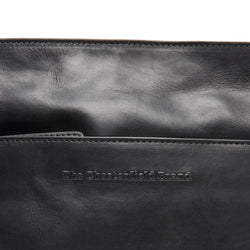 Leather Shoulder Bag Black Lunton