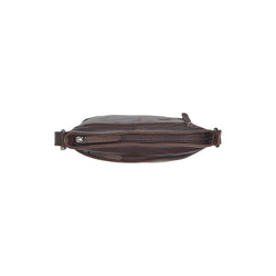 Leather Shoulder Bag Brown Lunton