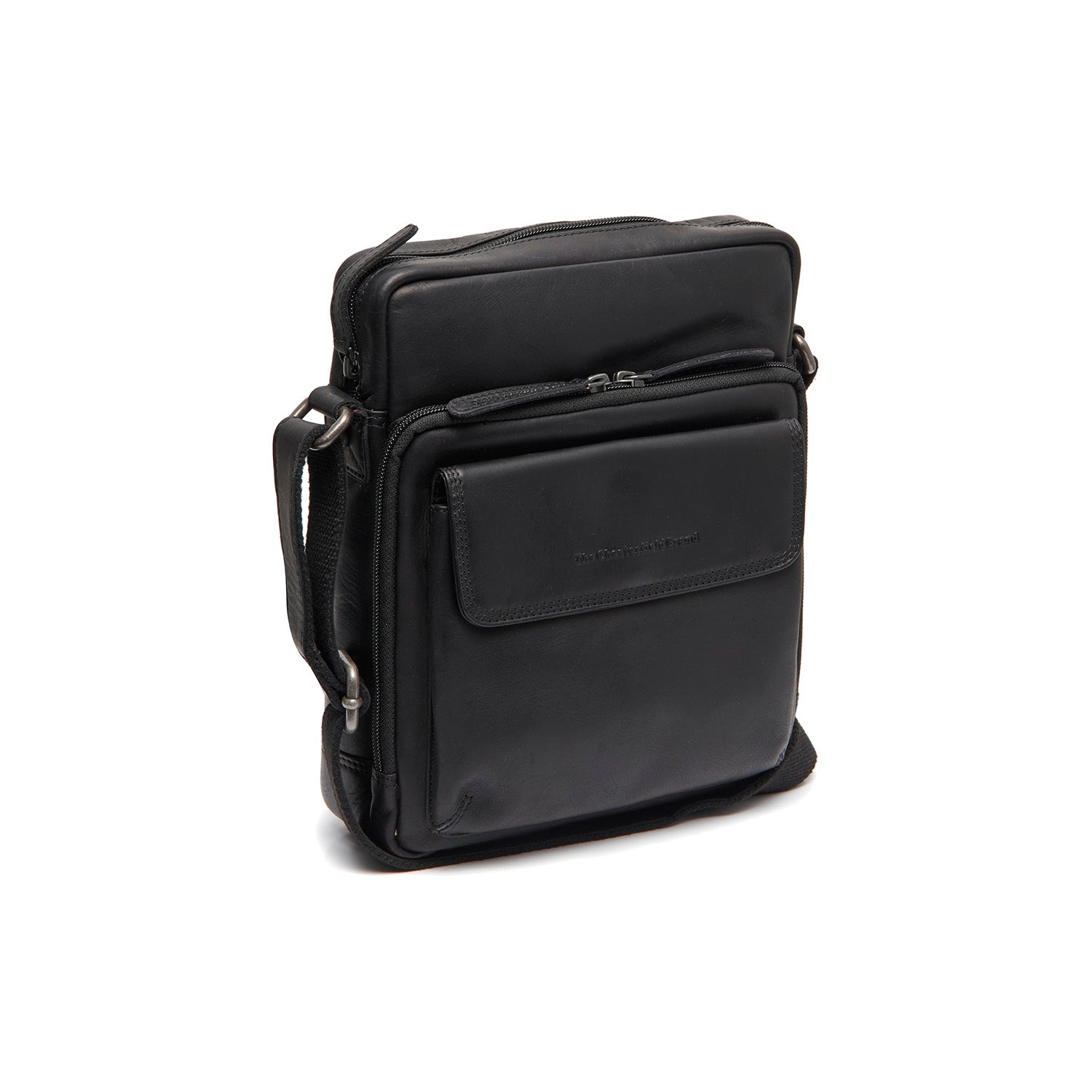 Sac Bandoulière en Cuir Noir Montira