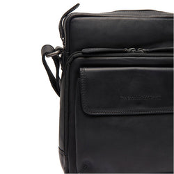Leather Shoulder Bag Black Montira