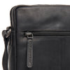 Sac Bandoulière en Cuir Noir Montira