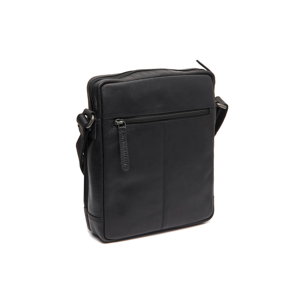Sac Bandoulière en Cuir Noir Montira