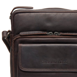 Leather Shoulder Bag Brown Montira
