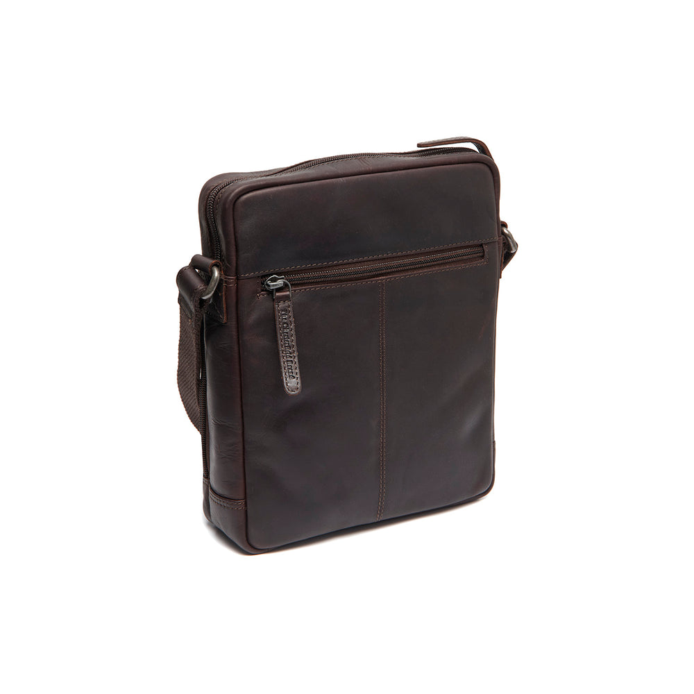 Sac Bandoulière en Cuir Marron Montira