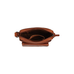 Leather Shoulder Bag Cognac Montira